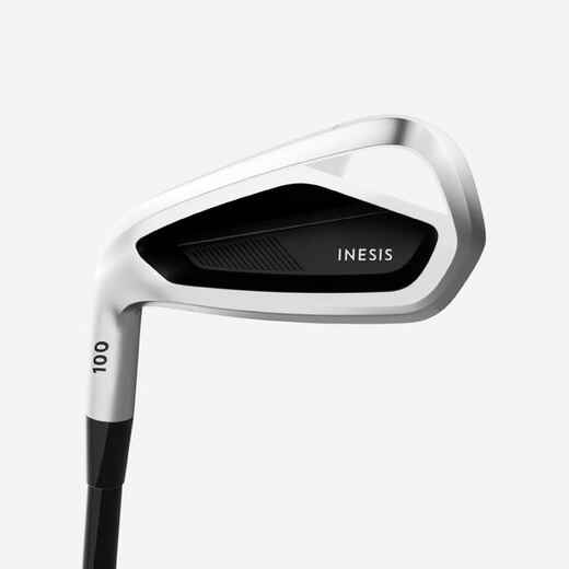 
      Set 10 golf clubs left handed steel- INESIS 100
  